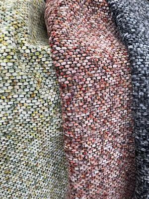 100% Polyester Breathable Textured Chenille Fabric Chenille Furniture Fabric