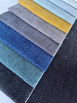 Plain Waterproof Chenille Upholstery Fabric Weave Polyester Fabric For Sofa