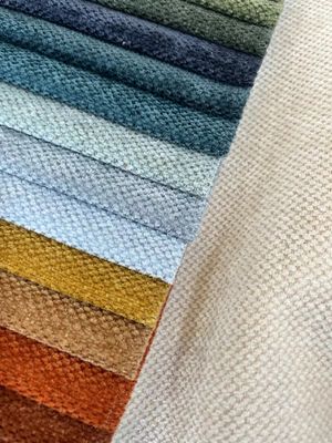 380gsm Chenille Sofa Fabric Double Faced With Knitted Technics