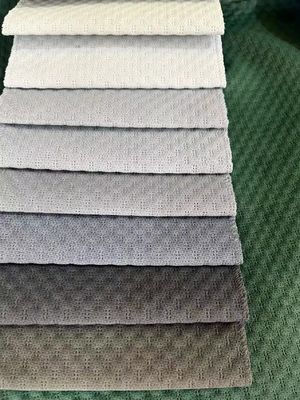 Printed Polyester Fabric For Sofa Ultrasonic Embossed Velvet Fabric
