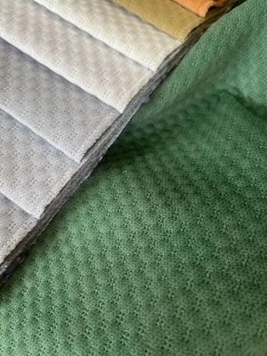 Printed Polyester Fabric For Sofa Ultrasonic Embossed Velvet Fabric