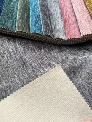 Wrinkle Resistant Chenille Sofa Fabric 500gsm For Wildely Use