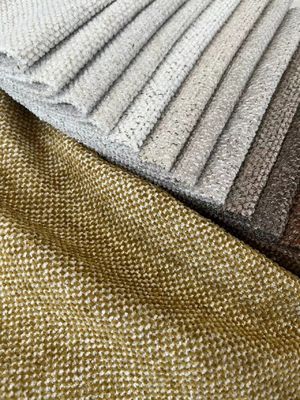 Woven Chenille Sofa Fabric 410gsm Wear Resistant Easy To Clean