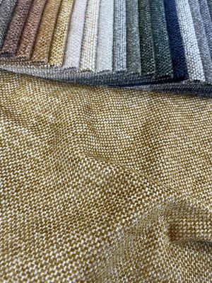Woven Chenille Sofa Fabric 410gsm Wear Resistant Easy To Clean
