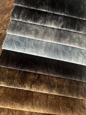 100% Polyester Velvet Sofa Fabric Printed Embossed Velvet Fabric Sofa Fabric Factory
