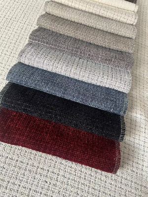 Europe Style Chenille Sofa Fabric Water Resistant With Plain Style