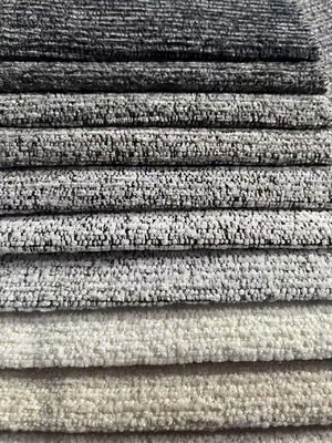 Yarn Dyed Chenille Sofa Fabric 100% Polyester Chenille For Decoration