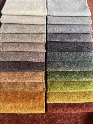 Chenille Velvet Sofa Fabric Stain Resistant For Home Decoration