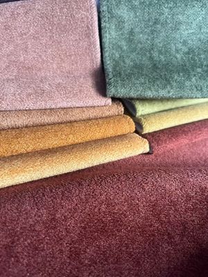 Chenille Velvet Sofa Fabric Stain Resistant For Home Decoration