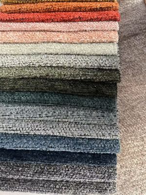 Yarn Dyed Velvet Sofa Fabric Long Lasting Wrinkle Resistant For Curtain