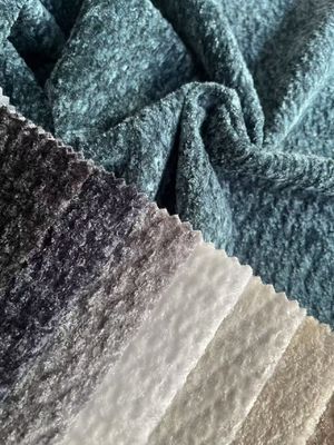 Durable Comfortable Embossed Jacquard Fabric Waterproof Knit Fabric Sofa Fabric Factory
