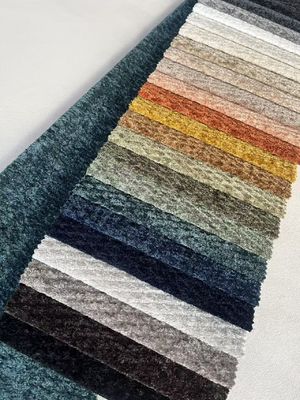 Durable Comfortable Embossed Jacquard Fabric Waterproof Knit Fabric Sofa Fabric Factory