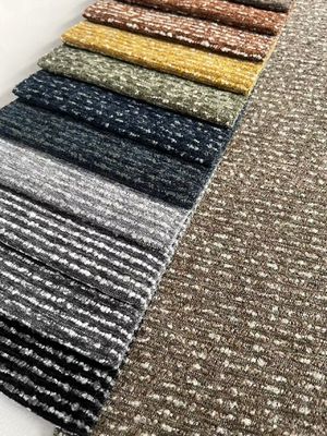 Soft Stain Resistant Chenille Jacquard Upholstery Fabric Chenille Textured Fabric
