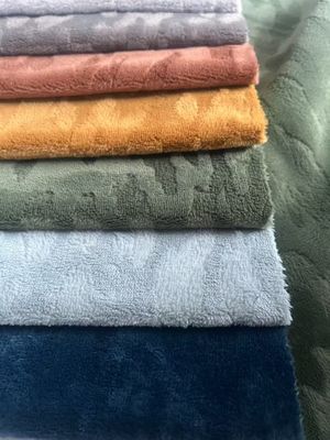 Luxury Velvet Sofa Fabric Plush Velvet Fabric Waterproof For Furniture