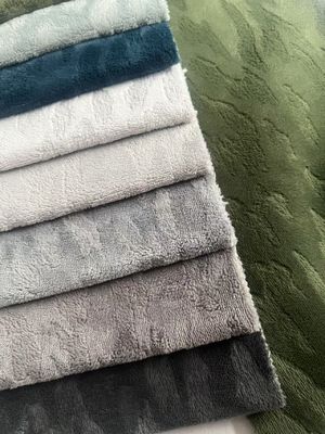 Luxury Velvet Sofa Fabric Plush Velvet Fabric Waterproof For Furniture