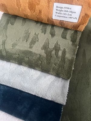 Luxury Velvet Sofa Fabric Plush Velvet Fabric Waterproof For Furniture