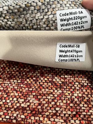 Chenille Embossed Jacquard Velvet Fabric 100% Polyester Sofa Fabric For Furniture