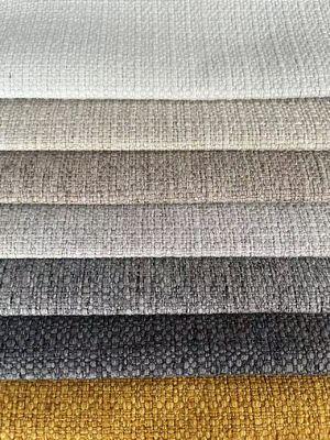 Soft Faux Linen Fabric Water Resistant Wildely Use With Plain Style