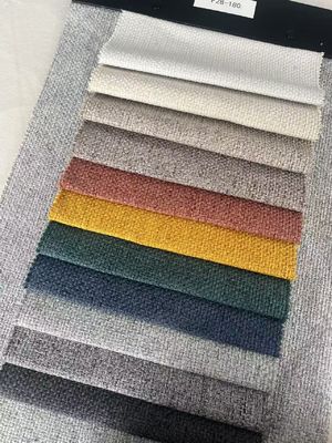 Soft Faux Linen Fabric Water Resistant Wildely Use With Plain Style