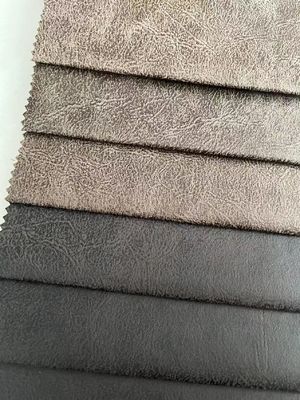 Printed Leather Sofa Fabric Breathable Comfortable For Home Decoration