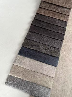 Printed Leather Sofa Fabric Breathable Comfortable For Home Decoration