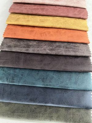 Anti Fouling Knitting Leather Like Fabric Soft Faux Leather Fabric
