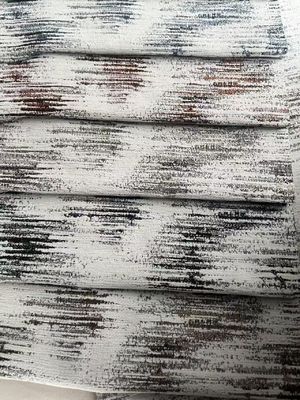 Polyester Chenille Weave Curtain Fabric With Yarn Dyed Pattern
