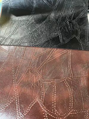 Embossed Pvc Coated Polyester Fabric Waterproof Faux Recyclable