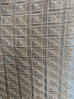100% Polyester Lace Curtain Fabric 2.8M Jacquard Luxury Curtain Fabric