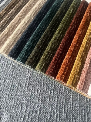 100% Polyester Jacquard Velvet Sofa Fabric 142CM Wide