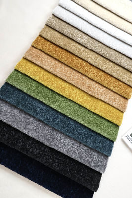 Custom-made 100% Polyester Cut Pile Single Color Velvet Sofa Cover Fabric With 142 Cm Width And 430gsm For Upholstery