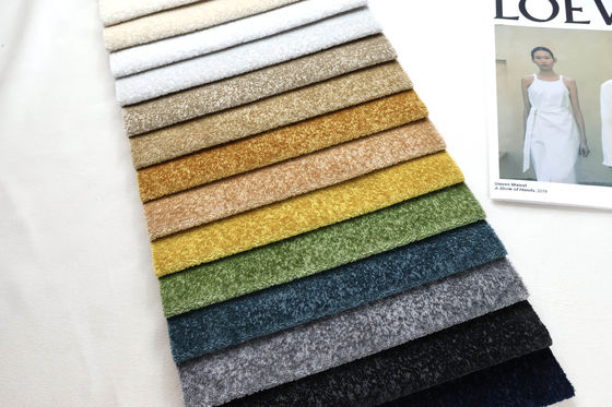 Custom-made 100% Polyester Velvet Sofa Fabric with 142cm Width and 430 GSM for Upholstery