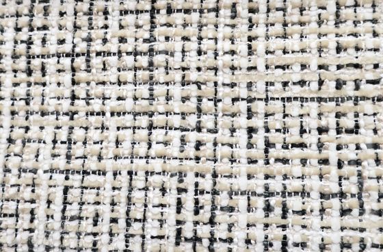 Two-tone Plaid High Quality Chenille Jacquard Woven For Sofa Cover & Pillow Cover Decoration Upholstery Fabric Home Textile