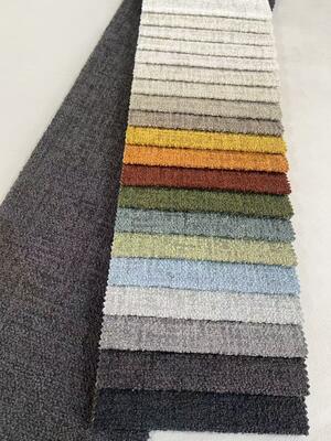 380GSM 100% Polyester Knitted Velvet Sofa Fabric with 142CM Width and 50M Roll Length