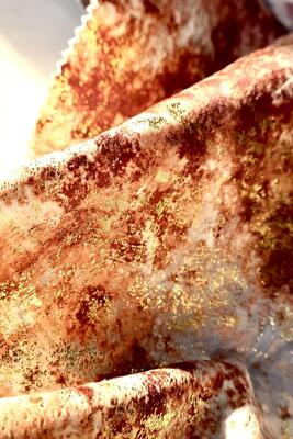 Gilded Sheen /golden Luster Foil Print Fabric for Sofa Cover & Pillow Cover  Decoration Upholstery Fabric Home Textile