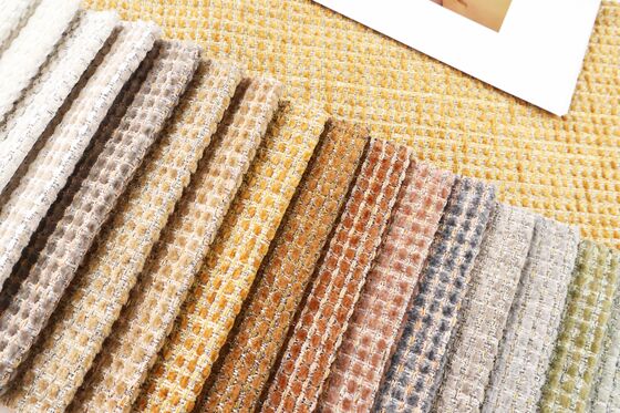 Luxury Three-dimensional Texture Woven Blended Chenille Fabric for Sofa Cover & Pillow Cover Decoration Upholstery Fabric Home Textile