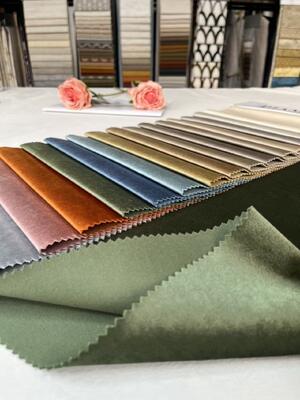 Soft Durable Plain Velvet Sofa Fabric Suitable for Upholstery Covering Sofas Chairs and Decorative Furniture