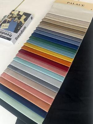 Elegant Plain Velvet Sofa Fabric Featuring Rich Texture and Vibrant Colors Designed for Upholstery and Interior Decoration