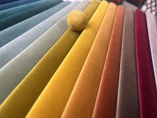 410gsm High Quality Of Plain Velvet Sofa Fabric For Furniture Soft velvet  Fabric Multi-color For Pillow
