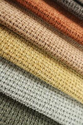 Medium Weight MUJI Style Soft Plush Dobby Chenille for Sofa Covers & Pillow Covers Decoration Upholstery Fabric Home Textile