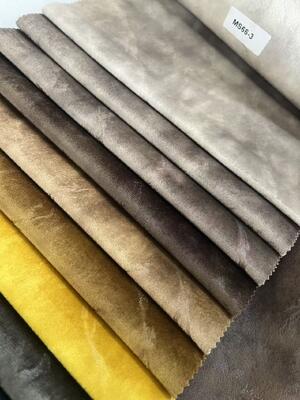 100%polyester knitted velvet sofa fabric with golden bronzing hometextile fabric for home decoration