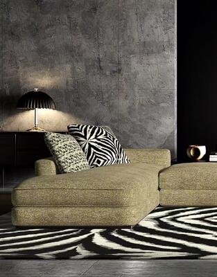 600gsm Warm Ochre Mix dusky taupe Luxury Chenille Fabric for Home Textile