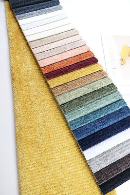 High-saturation Multi-color Brush Print Velvet For Home Textile