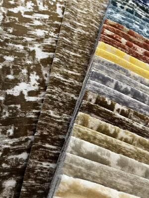 450GSM cut pile jacquard velvet sofa fabric