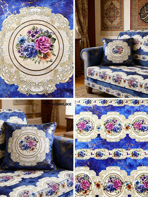 Middle Eastern Charm · A&B Panel Luxury Foil Print Sofa Fabric