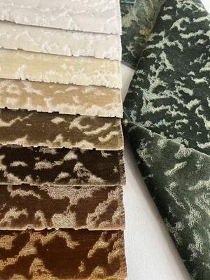 Heavy Weight 590GSM Velvet Jacquard Sofa Fabric