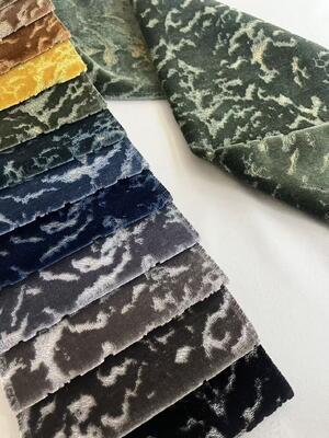 Heavy Weight 590GSM Velvet Jacquard Sofa Fabric