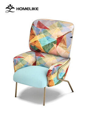 100% Polyester Geometric Prism Modern Printed Velvet For Home Textile