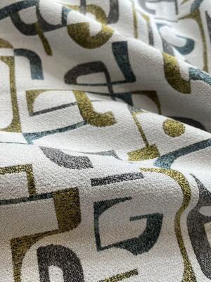 390GSM geometry woven jacquard sofa fabric