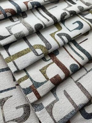 390GSM geometry woven jacquard sofa fabric